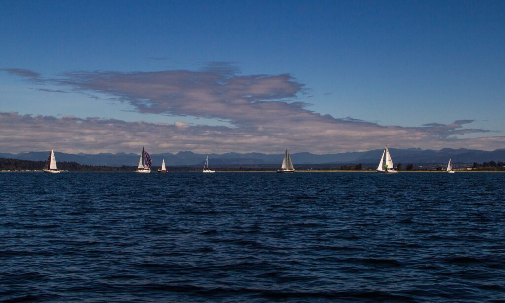 Sailing on the ocean